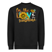 Black for the love sunshine Heavyweight Sweatshirt - NancyCooperArtShop