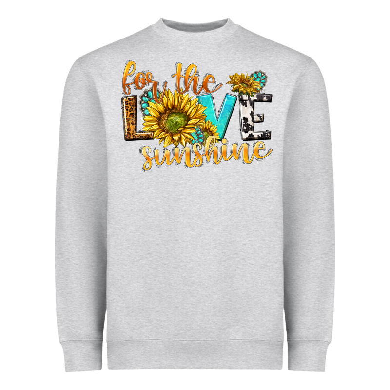 For The Love Sunshine Heavyweight Sweatshirt by NancyCooperArtShop | Teevron
