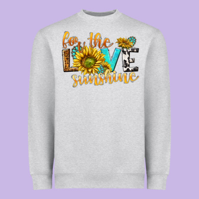 For The Love Sunshine Heavyweight Sweatshirt Designed By Nancycooperartshop