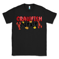 Black crawfish junkie Classic Tee - MaliasSmallBusiness