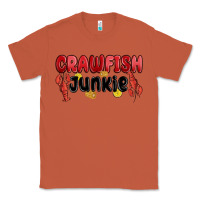 Copper crawfish junkie Classic Tee - MaliasSmallBusiness