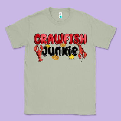 Crawfish Junkie Classic Tee Designed By Maliassmallbusiness