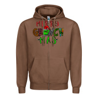 Chestnut Merry Grinch Mas Zipper Hoodie - Bettercallsaul