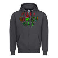 Smoke Merry Grinch Mas Zipper Hoodie - Bettercallsaul