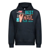 Navy best nail tech ever bbs Urban Hoodie - BundleAndBundleShop