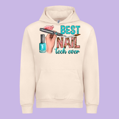 Best Nail Tech Ever Bbs Urban Hoodie Designed By Bundleandbundleshop