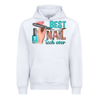 White best nail tech ever bbs Urban Hoodie - BundleAndBundleShop