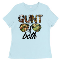 Baby Blue aunt of both Ladies Tee - CowhideDigitalArt