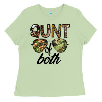 Matcha aunt of both Ladies Tee - CowhideDigitalArt