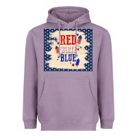 Lavender red white blue Heavyweight Hoodie - TumblerDesignByShophia