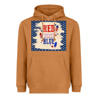 Meerkat red white blue Heavyweight Hoodie - TumblerDesignByShophia
