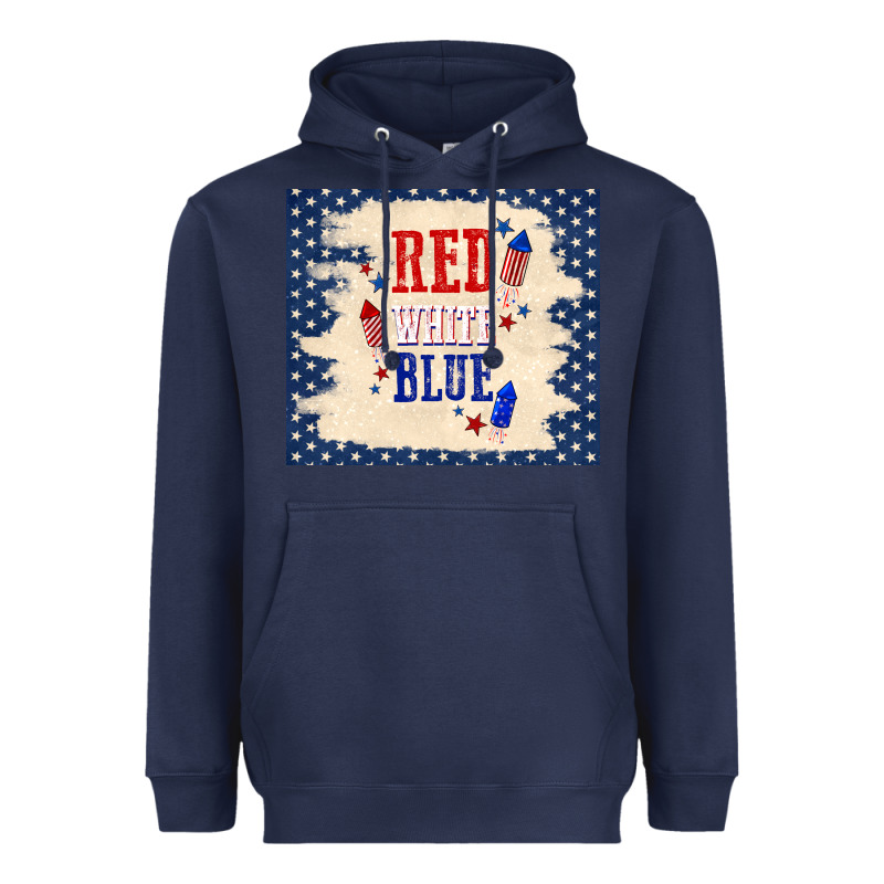 Red White Blue Heavyweight Hoodie by TumblerDesignByShophia | Teevron