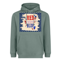 Sage red white blue Heavyweight Hoodie - TumblerDesignByShophia