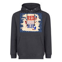 Smoke red white blue Heavyweight Hoodie - TumblerDesignByShophia