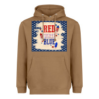 Toasted Coconut red white blue Heavyweight Hoodie - TumblerDesignByShophia