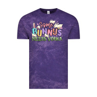 Cloud Purple some bunnys needs vodka Vintage Tee - MaliasSmallBusiness