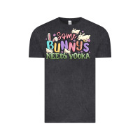 Vintage Black some bunnys needs vodka Vintage Tee - MaliasSmallBusiness