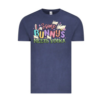 Vintage Denim some bunnys needs vodka Vintage Tee - MaliasSmallBusiness