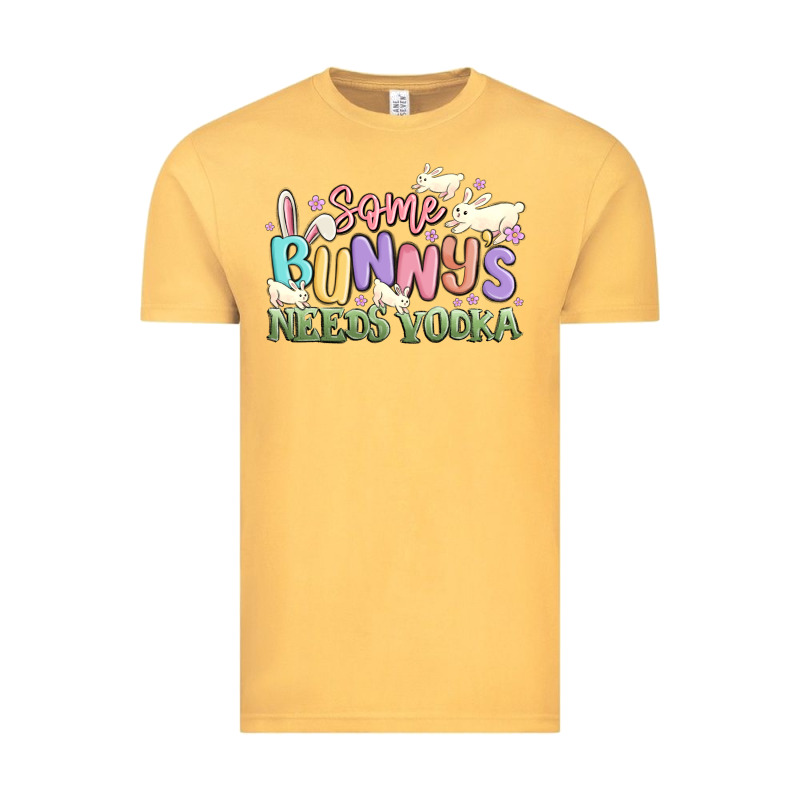 Some Bunnys Needs Vodka Vintage Tee by MaliasSmallBusiness | Teevron