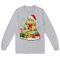 Moon Dust christmas tree with school bus Long Sleeve Tee - MaliasSmallBusiness