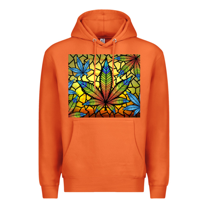 Stained Glass Weed Premium Hoodie by TumblerDesignByShophia | Teevron