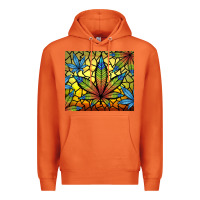 Carrot stained glass weed Premium Hoodie - TumblerDesignByShophia