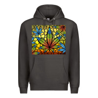Smoke stained glass weed Premium Hoodie - TumblerDesignByShophia