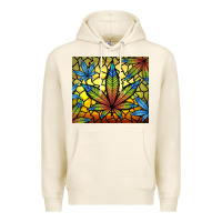 Tofu stained glass weed Premium Hoodie - TumblerDesignByShophia