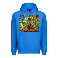 True Royal stained glass weed Premium Hoodie - TumblerDesignByShophia