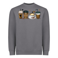 Storm coffee latte coffee cups Heavyweight Sweatshirt - MaliasSmallBusiness