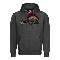 Charcoal Heather Santas Favorite Zipper Hoodie - Bettercallsaul