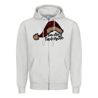 Dove Grey Santas Favorite Zipper Hoodie - Bettercallsaul