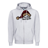 Heather Grey Santas Favorite Zipper Hoodie - Bettercallsaul