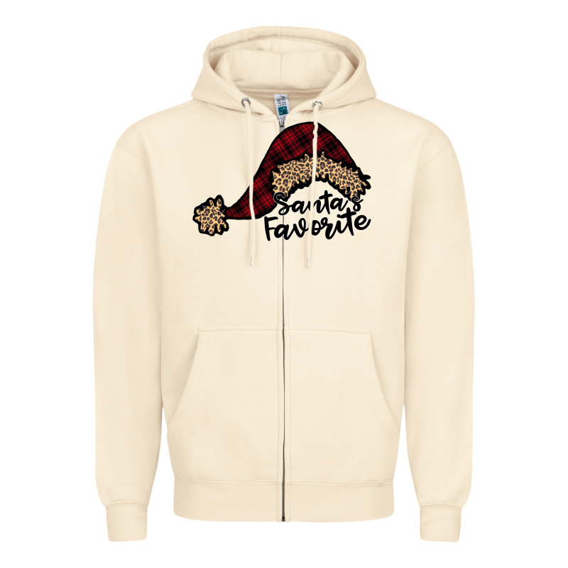 Santas Favorite Zipper Hoodie by Bettercallsaul | Teevron