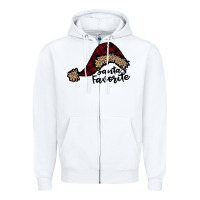 White Santas Favorite Zipper Hoodie - Bettercallsaul