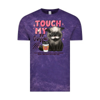 Cloud Purple touch my coffee and ill slap you so hard grumpy ca Vintage Tee - JahusDesignShop