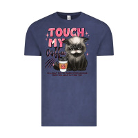 Vintage Denim touch my coffee and ill slap you so hard grumpy ca Vintage Tee - JahusDesignShop