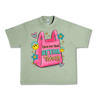 Oil Green time for that retail therapy Urban Heavy Tee - MaliasSmallBusiness