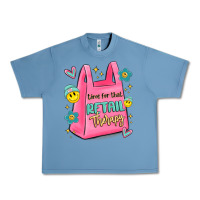 Pebble Blue time for that retail therapy Urban Heavy Tee - MaliasSmallBusiness