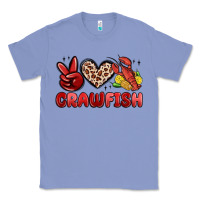 Colony Blue peace love crawfish Classic Tee - MaliasSmallBusiness