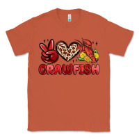 Copper peace love crawfish Classic Tee - MaliasSmallBusiness