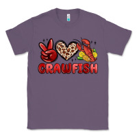 Lavender peace love crawfish Classic Tee - MaliasSmallBusiness