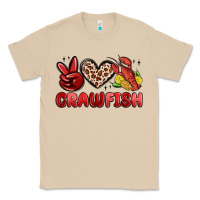 Mushroom peace love crawfish Classic Tee - MaliasSmallBusiness