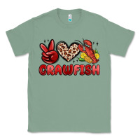 Sage peace love crawfish Classic Tee - MaliasSmallBusiness