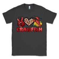 Smoke peace love crawfish Classic Tee - MaliasSmallBusiness
