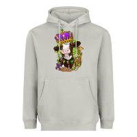 Moon Dust Mardi Gras Cow Heavyweight Hoodie - HowdyJamesFarm