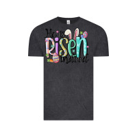 Vintage Black he is risen indeed Vintage Tee - MaliasSmallBusiness