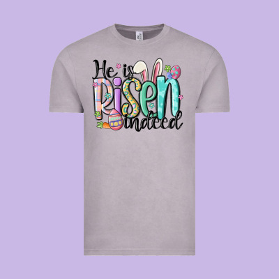 He Is Risen Indeed Vintage Tee Designed By Maliassmallbusiness