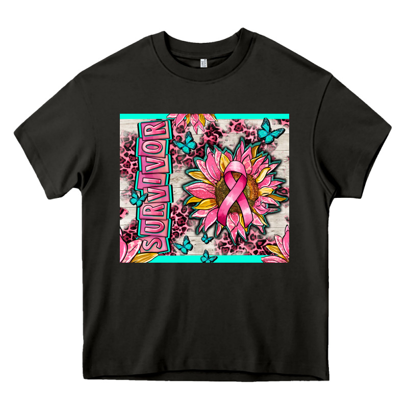 Survivor Breast Cancer Heavy Core Tee by AdoDesignShop | Teevron