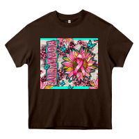 Chocolate Brown survivor breast cancer Heavy Core Tee - AdoDesignShop